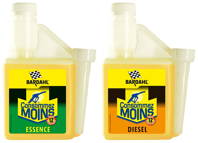 Produits Bardahl Consommez-moins Essence et Diesel