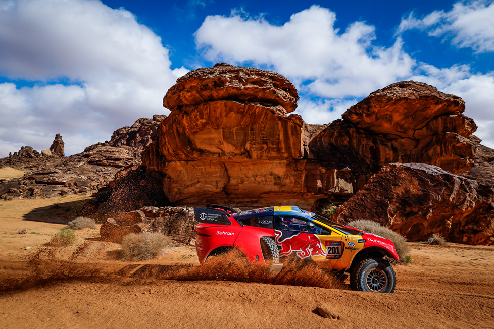 Prodrive Hunter dans le sable